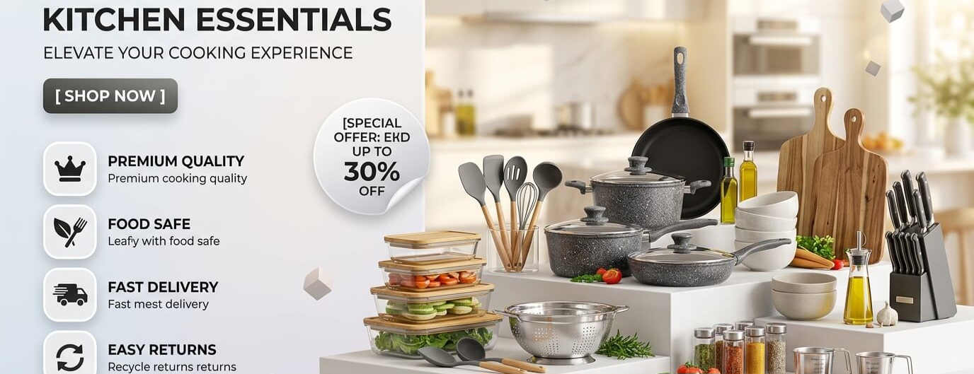 cookware homepage banner design 202608070041